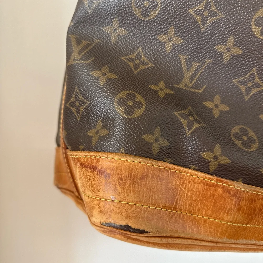 Louis Vuitton Brown Monogram Drawstring Bag - Picture 4 of 7